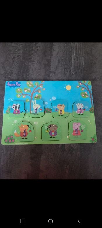 Puzzle en bois Peppa Pig