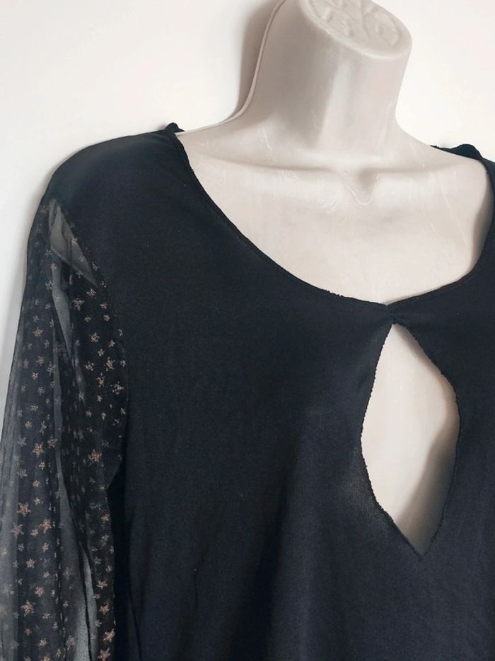 Robe sorcière manche transparente étoile - 36/S à 40/L - photo numéro 8