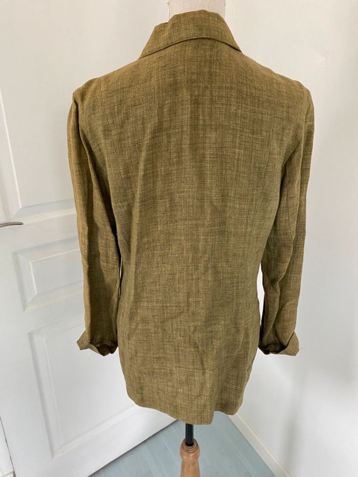 Veste légère kaki lin 1,2,3 - photo numéro 3