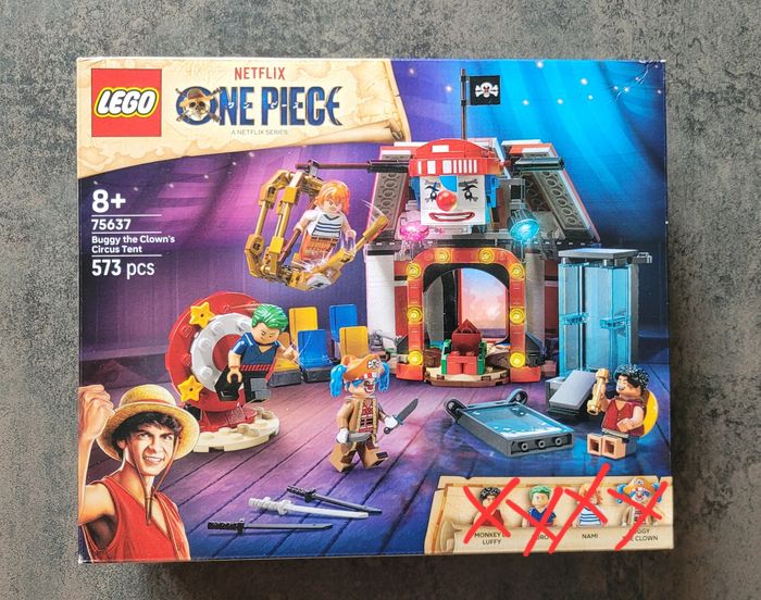 Lego one piece 75637 le chapiteau de Baggy le clown.