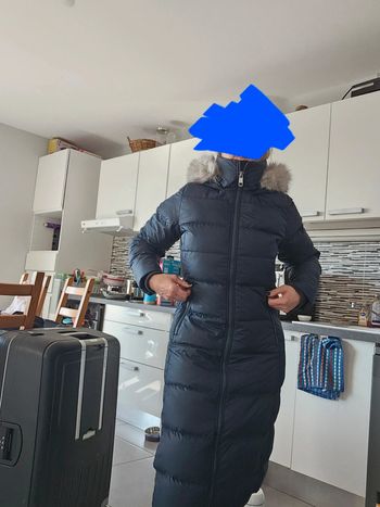 Doudoune longue Tommy Hilfiger marine taille M