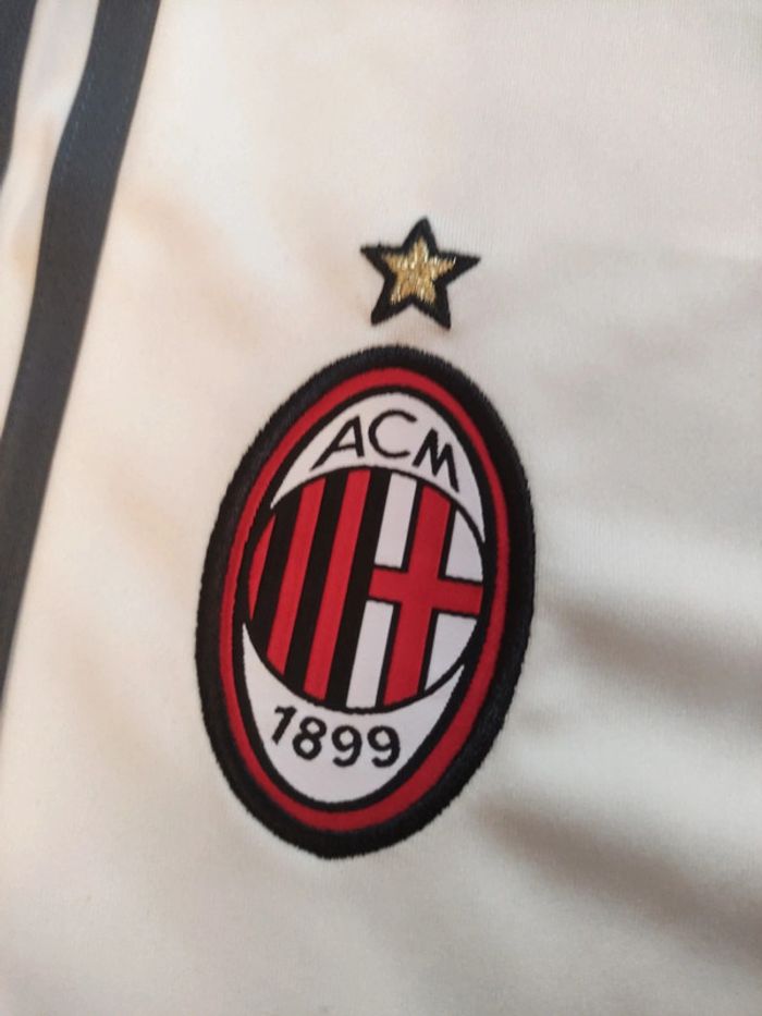 Short de foot Milan AC, Adidas Authentique Officiel taille Adulte S, Neuf - photo numéro 4
