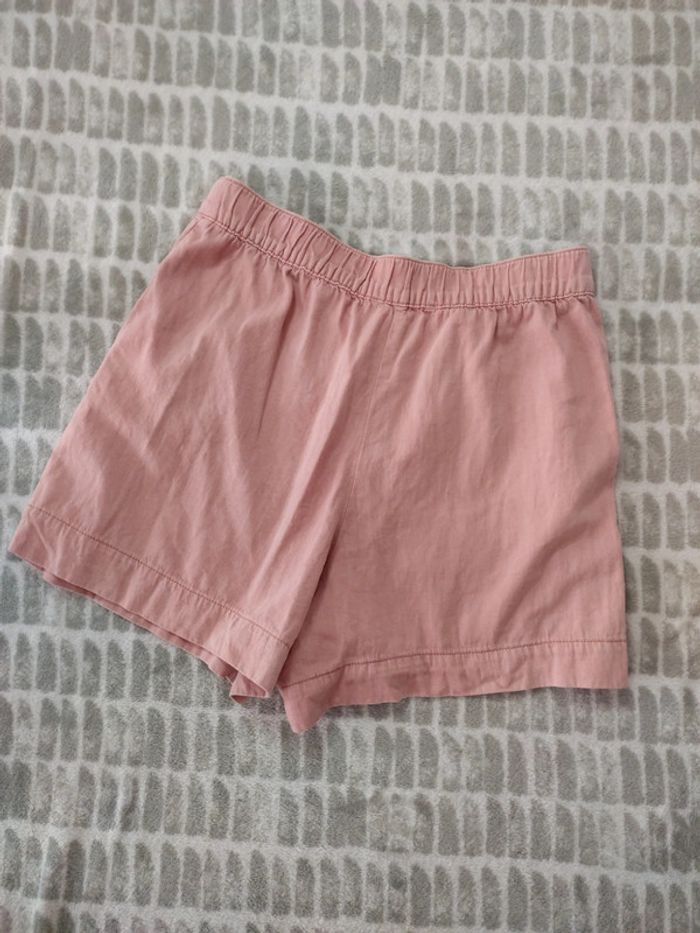 Short court taille haute rose large Mango taille 38 - photo numéro 4