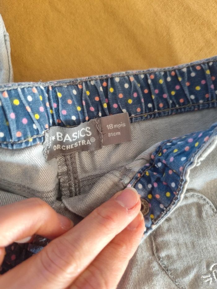 Lot de 2 jeans 18 mois - photo numéro 4