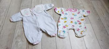 Lot de 2 pyjamas clair rétro T3M