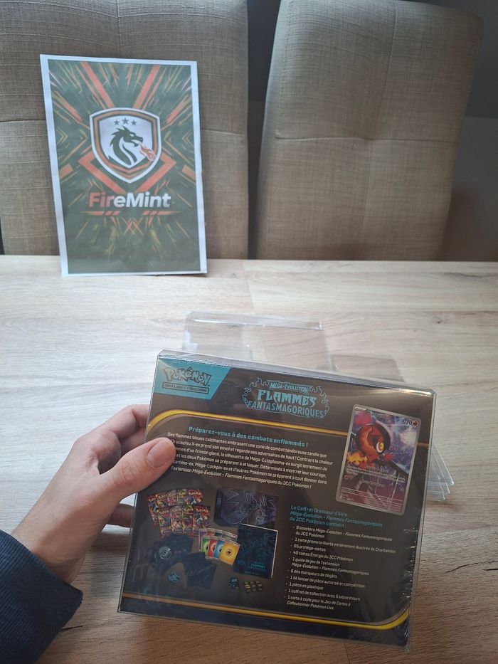 Lot de 5 protection souple pour ETB Pokémon de qualité premium FireMint - photo numéro 3