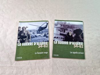 Lot de 2 livres  , la Guerre d'Algérie  , trésor du patrimoine  , 54 - 62