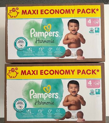 Pampers harmonie T4 156 couches