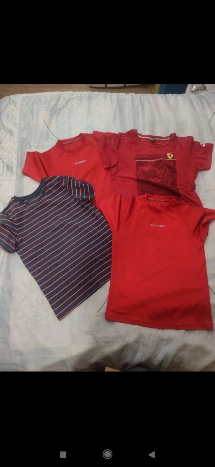 Lots 3 t-shirt garçons taille 10/12 ans