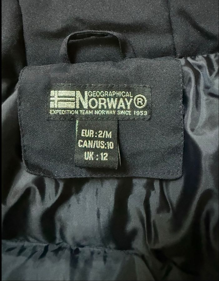 Parka femme Geographical Norway – Taille M / 38 – Bleu nuit – Neuf avec étiquette - photo numéro 9