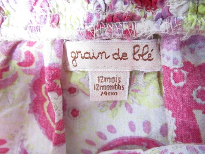 Robe Grain de blé 12 mois TBE - photo numéro 6
