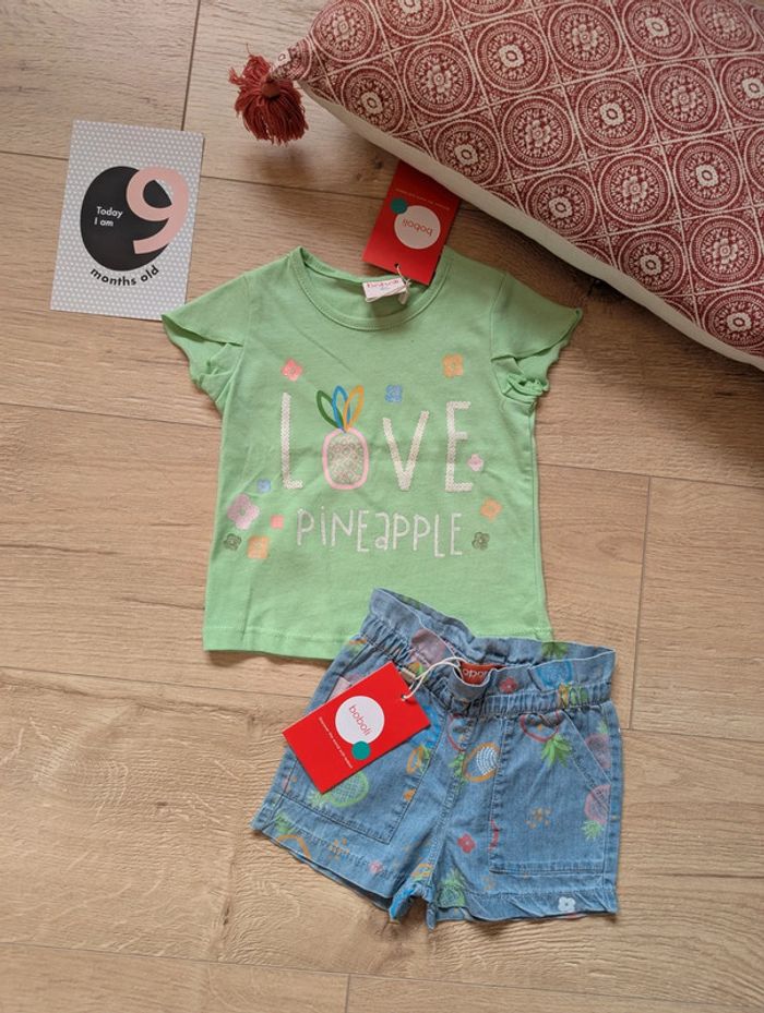 Ensemble boboli 9 mois neuf