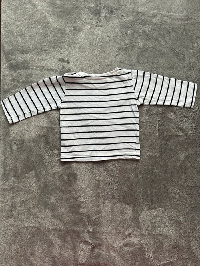 Tee-shirt manches longues - 3 mois - Vertbaudet - photo numéro 2