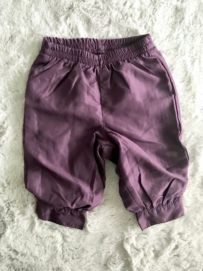 Pantalon à doublure violet 3 mois