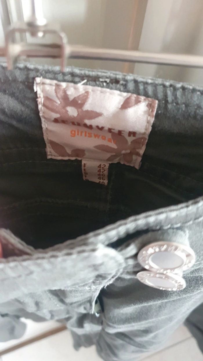 Jupe verte kaki 42 jennyfer - photo numéro 3