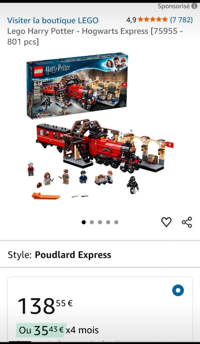 Lego train Harry Potter - photo numéro 9