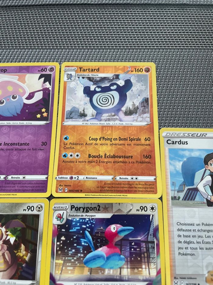 Lot 7 cartes Pokémon Reverse EB11 Origine Perdue FR - photo numéro 4