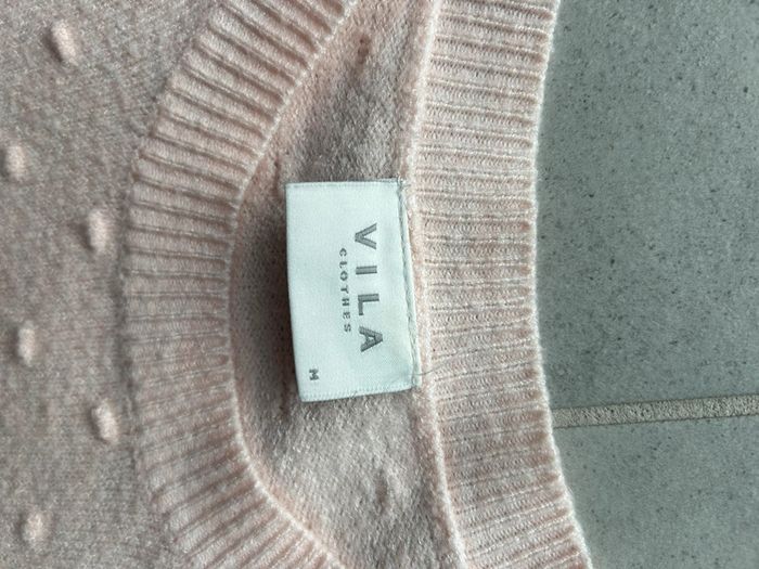 Pull rose pale Vila taille M très bon état - photo numéro 5