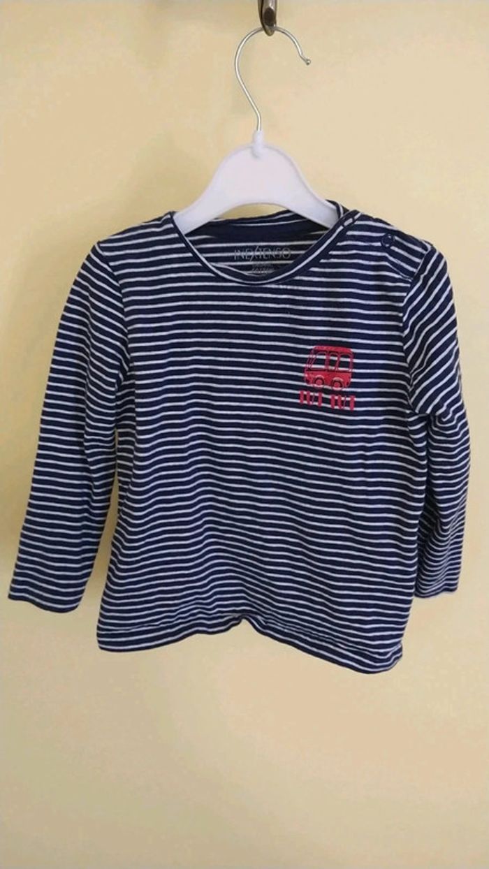 Maillot manches longues taille 24 mois marque in extenso en très bon état