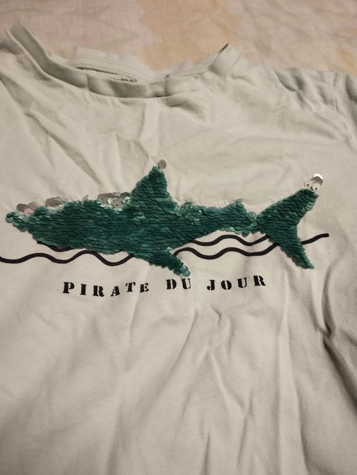 T-shirt bleu clair - photo numéro 3