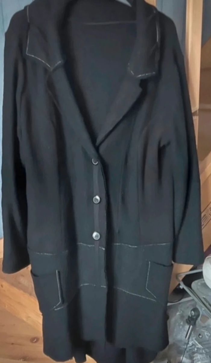 manteau en laine bouillie - photo numéro 2