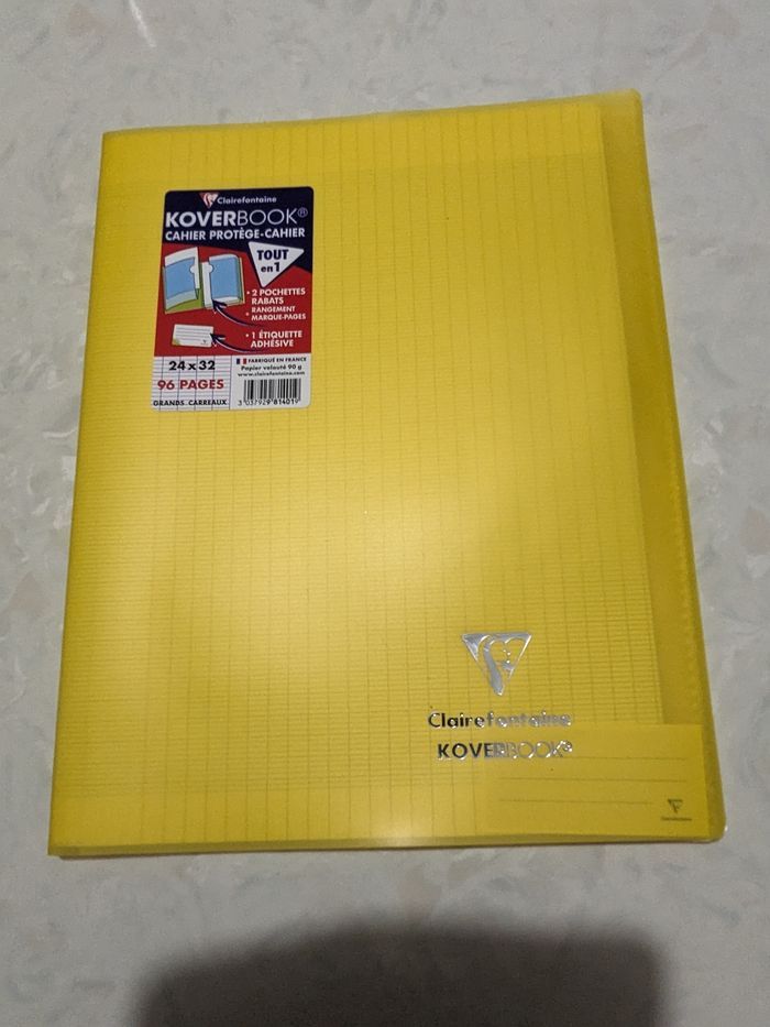 Lot de 7 cahiers Clairefontaine 96 pages. Taille 24x32 - photo numéro 6