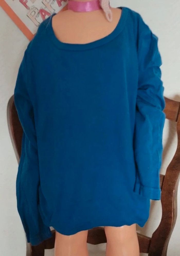 Tee-shirt manches longues uni - photo numéro 3