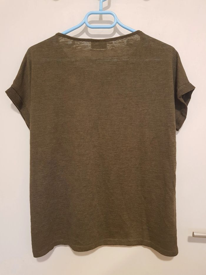 T-shirt kaki - photo numéro 6