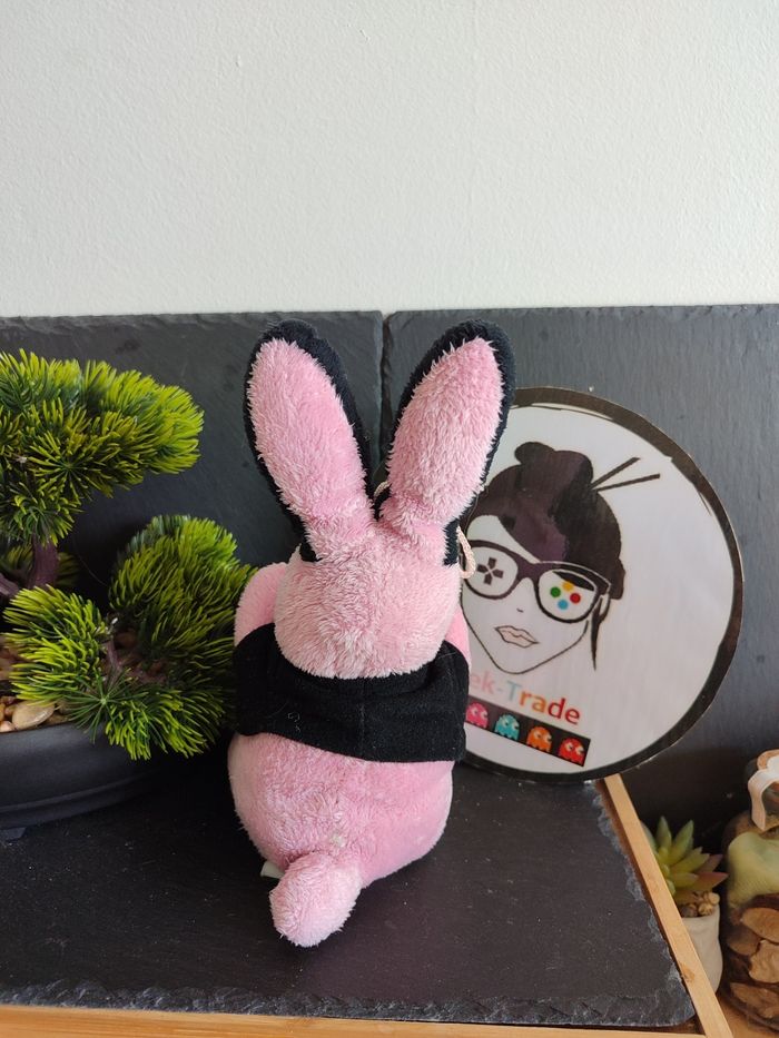 doudou peluche lapin playboy rose noir play boy T-shirt Blanc Garçon Humour - photo numéro 2