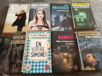 Lot de 8 livres ''le livre de poche''