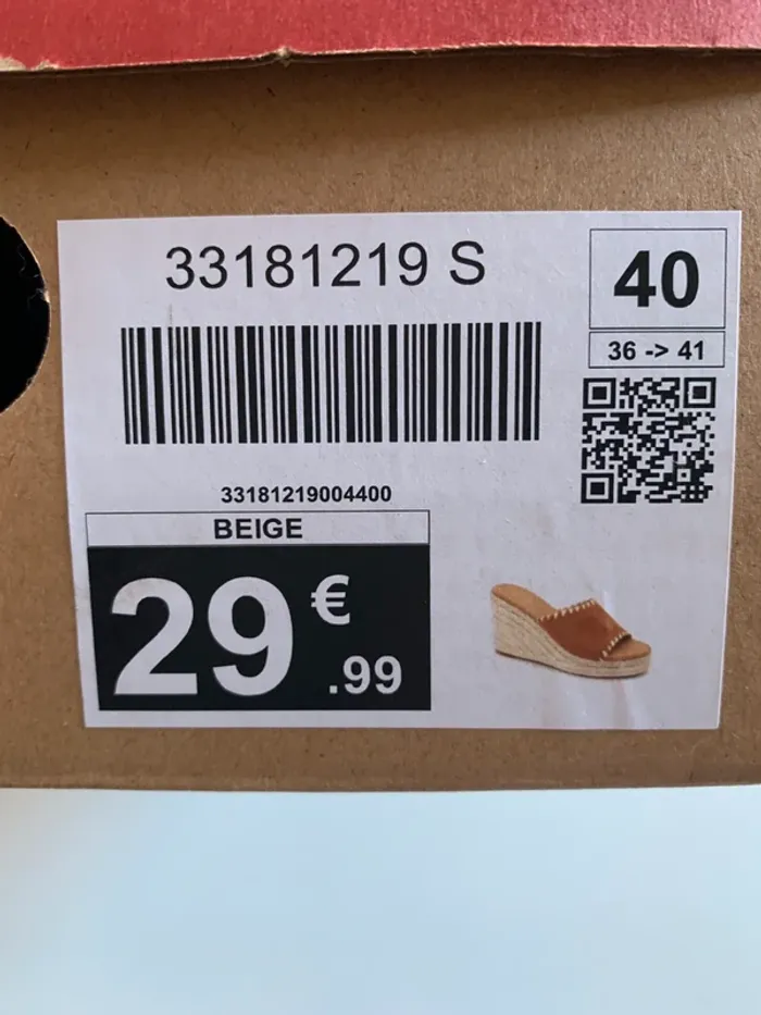 Chaussures compensées taille 40 - photo numéro 7