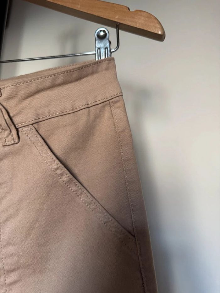 Pantalon en jean beige 38 - photo numéro 6