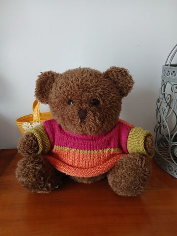 Peluche-doudou Ourson brun *Phildar *23cm