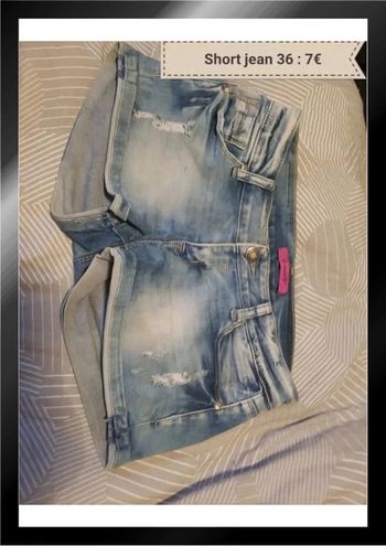 Short en jean