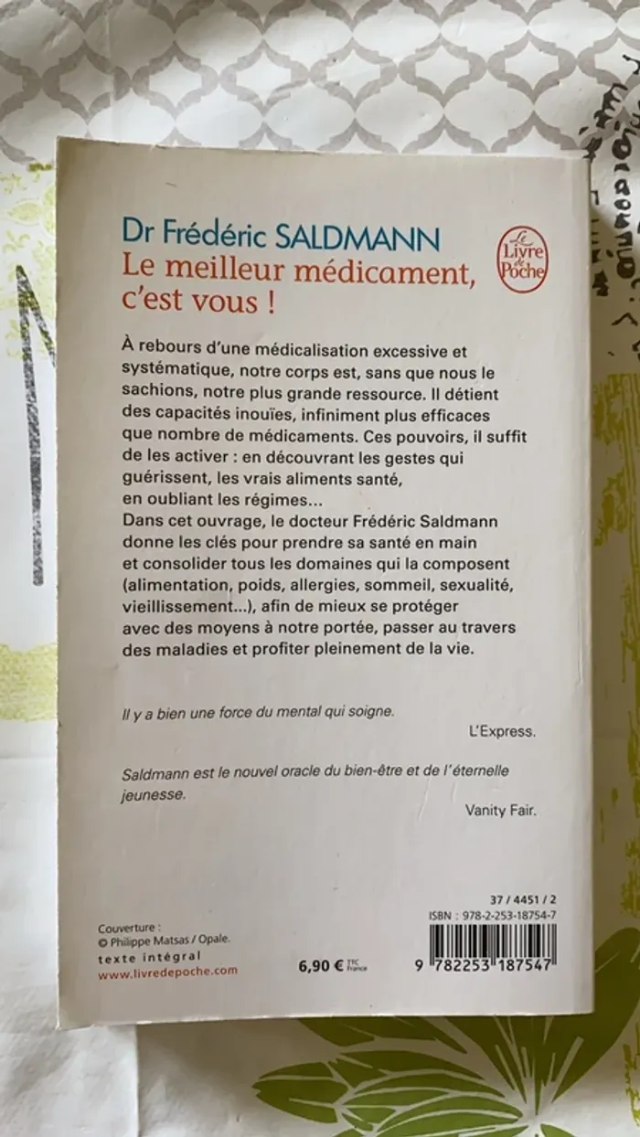 Livre Le meilleur médicament c’est vous - photo numéro 2