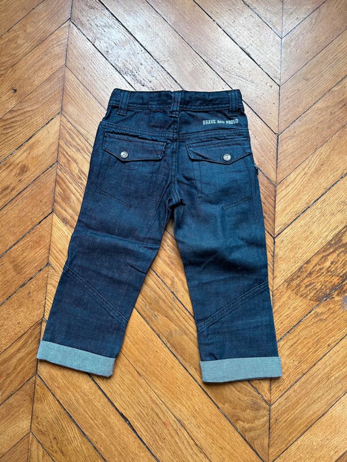 Neuf Jean tape à l’œil taille 4 ans, gris - photo numéro 3