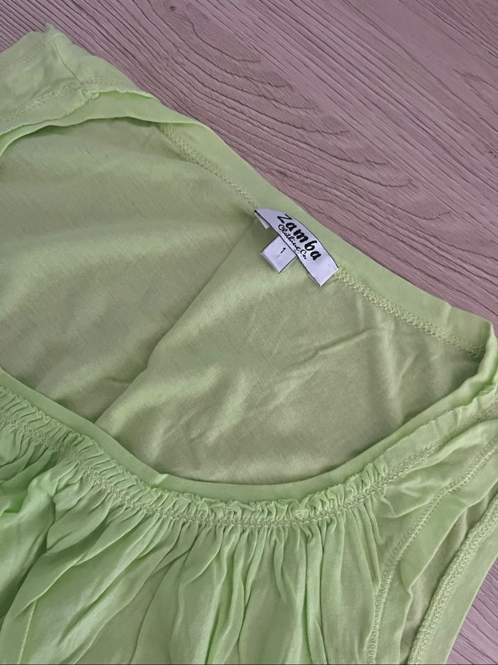 Débardeur vert femme - photo numéro 2