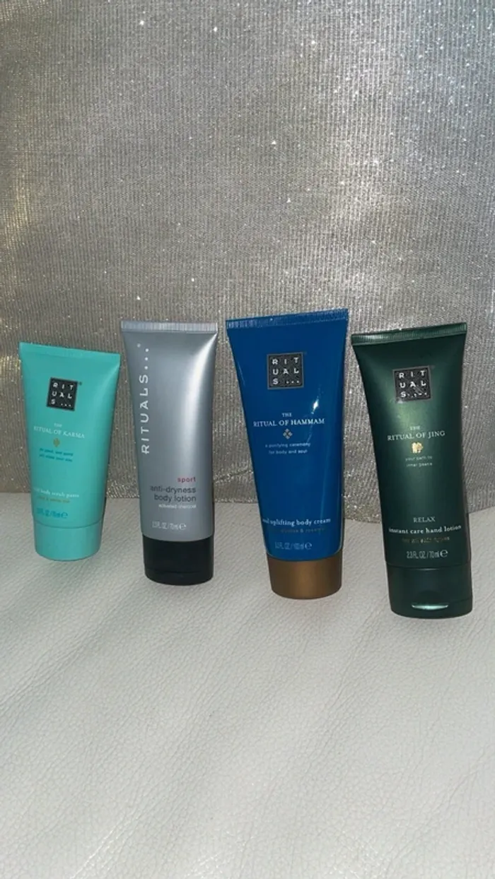 Lot de 4 Crèmes et Lotions Rituals
