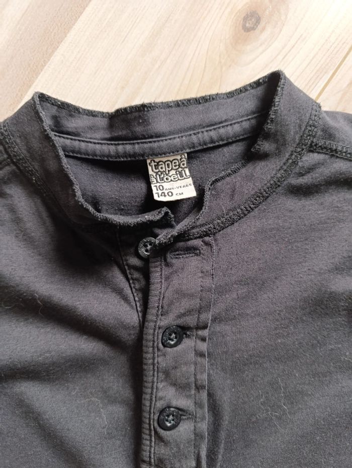 Tee shirt noir 10 ans tape a l'oeil - photo numéro 3
