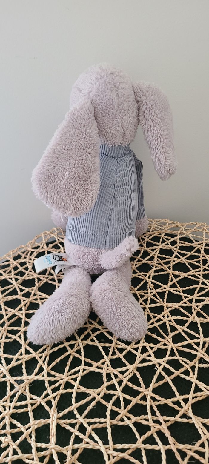 Éléphant Jellycat Jumble 2021 Gris Bleu 29 cm - photo numéro 4