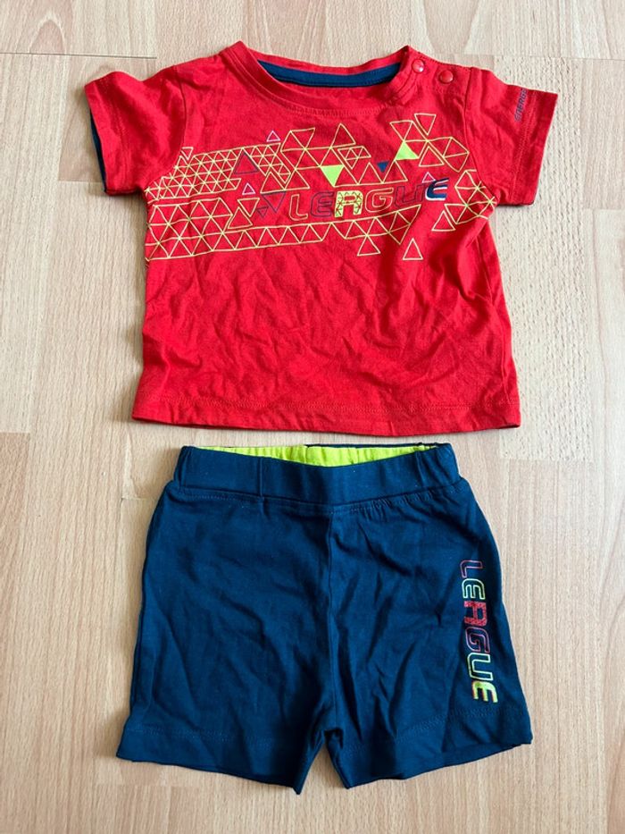 Bel ensemble d’été T. 9 mois/71 cm garçon neuf