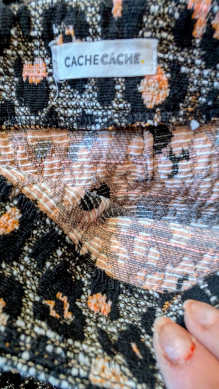 Jupe courte Camaïeu motif léopard - photo numéro 3