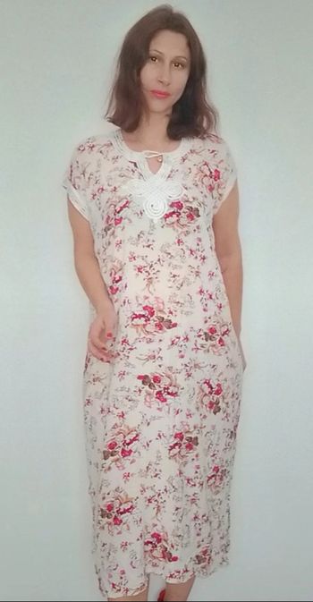 Robe ethnique chic fleurie