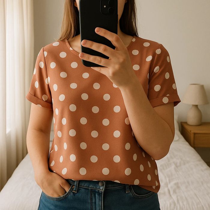 Tee shirt à pois - Primark - taille 36