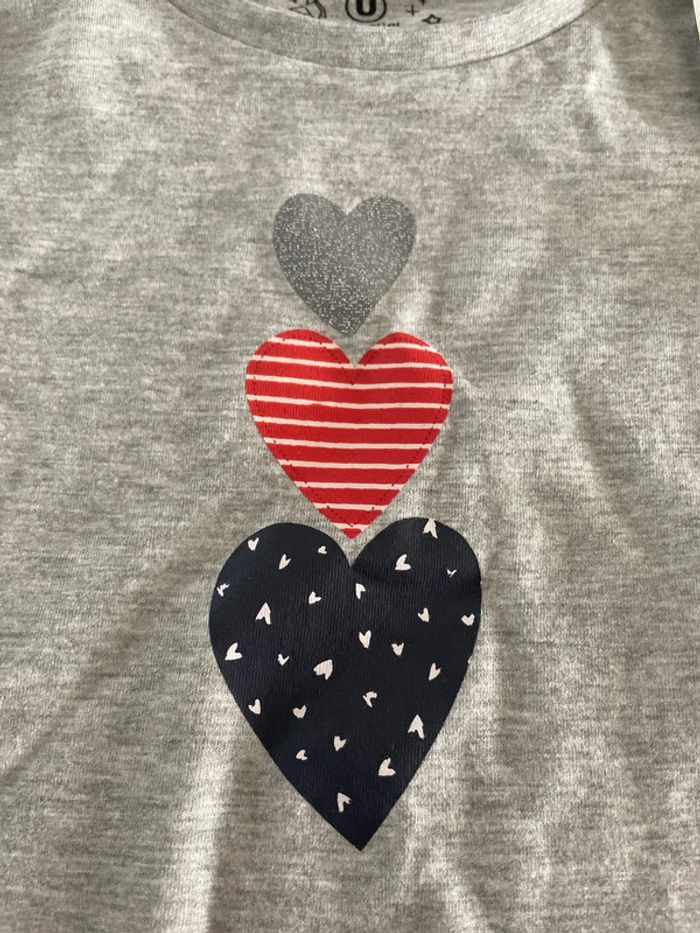 Teeshirt gris manches courtes 4 ans Super U - photo numéro 2