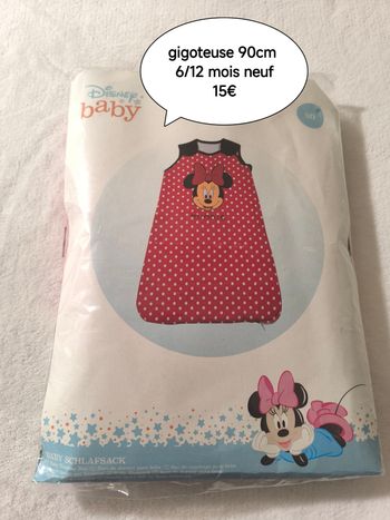 Gigoteuse 90cm 6/18 mois
