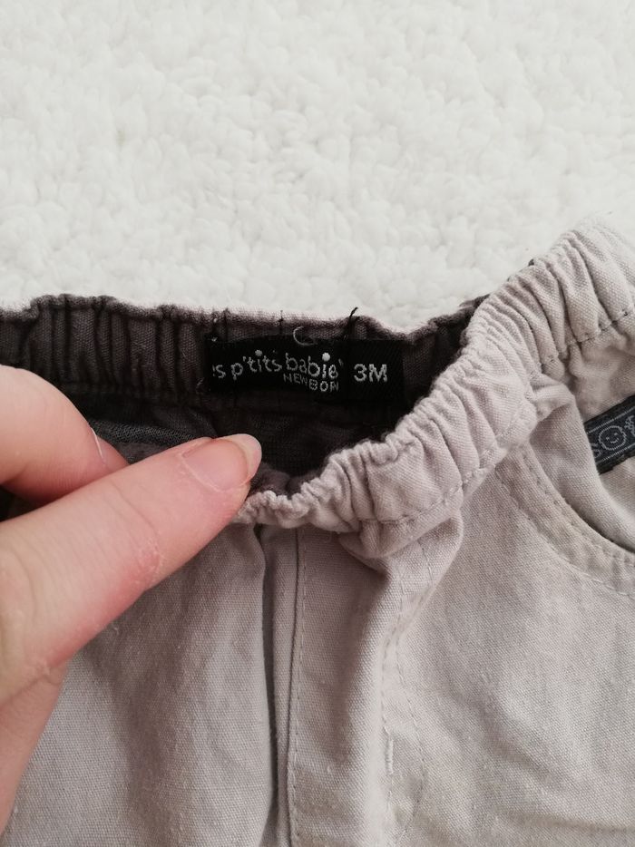 Pantalon garçon 3 mois les p'tits babies 3 mois - photo numéro 2