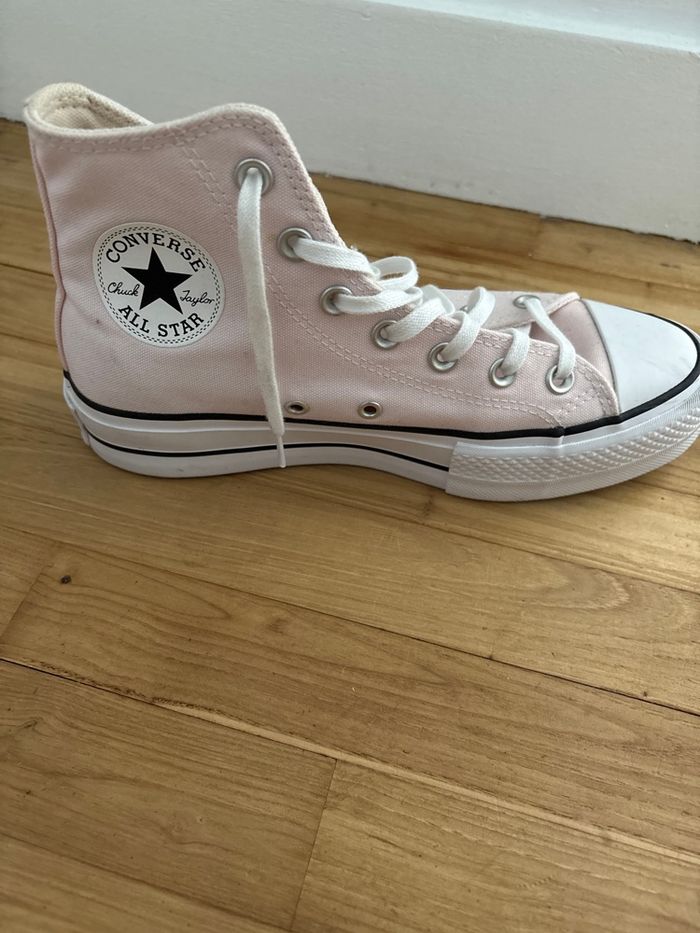 Converses montantes rose - photo numéro 3