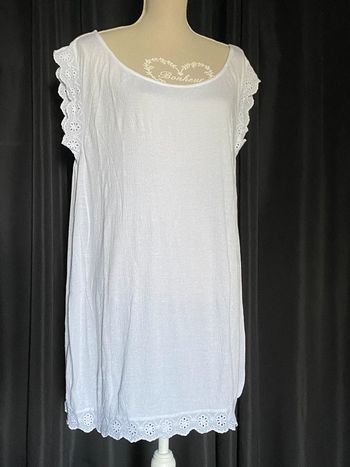 Chemise de nuit blanche Etam