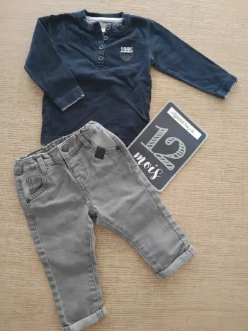 Ensemble 12 mois / 74 cm